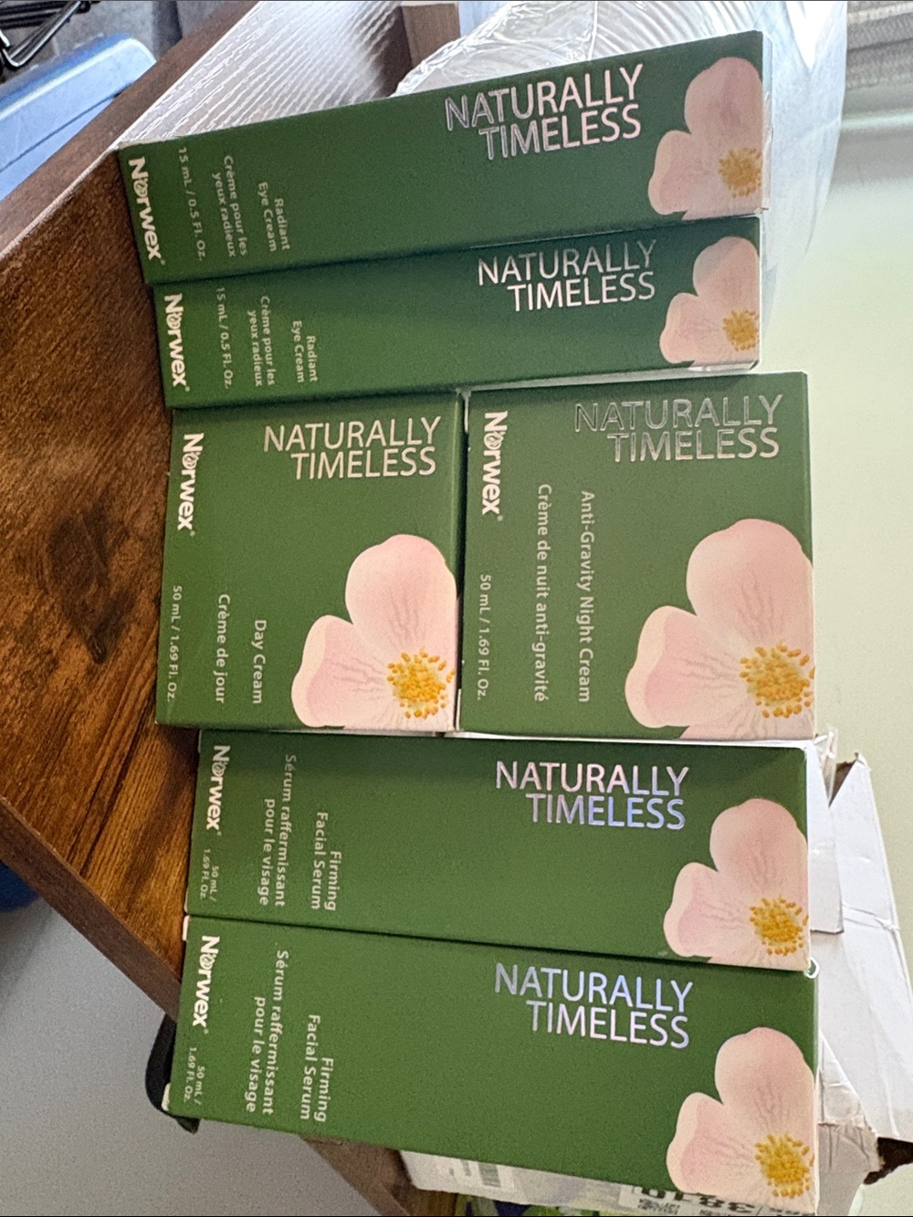 Norwex Naturally Timeless Skincare Set - Green & Pink